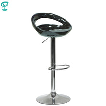 Load image into Gallery viewer, 94149 Barneo N-6 Plastic High Kitchen Breakfast Bar Stool Swivel Bar Chair Black free shipping in Russia