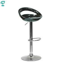 Load image into Gallery viewer, 94149 Barneo N-6 Plastic High Kitchen Breakfast Bar Stool Swivel Bar Chair Black free shipping in Russia