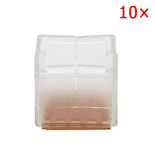 Load image into Gallery viewer, 10pcs Silicone Rectangle Square Round Chair Leg Caps Feet Pads Furniture Table Covers Wood Floor Protectors SDF-SHIP