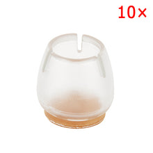 Load image into Gallery viewer, 10pcs Silicone Rectangle Square Round Chair Leg Caps Feet Pads Furniture Table Covers Wood Floor Protectors SDF-SHIP