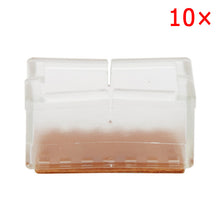 Load image into Gallery viewer, 10pcs Silicone Rectangle Square Round Chair Leg Caps Feet Pads Furniture Table Covers Wood Floor Protectors SDF-SHIP