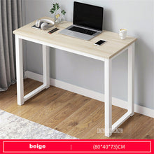 Load image into Gallery viewer, B2783 80/100/120/140cm Modern Manmade Board Steel Frame Office Computer Table Household Economical Large Desktop Study Desk
