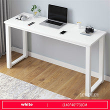 Load image into Gallery viewer, B2783 80/100/120/140cm Modern Manmade Board Steel Frame Office Computer Table Household Economical Large Desktop Study Desk