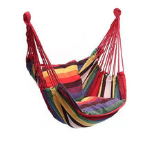 Load image into Gallery viewer, Outdoor leisure swing chair indoor rocking chair hammock Swing Chair Seat Travel Camping Hammock Garden Hang Chair Swinging