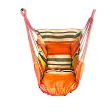 Load image into Gallery viewer, Outdoor leisure swing chair indoor rocking chair hammock Swing Chair Seat Travel Camping Hammock Garden Hang Chair Swinging