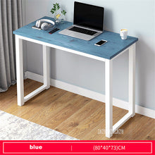 Load image into Gallery viewer, B2783 80/100/120/140cm Modern Manmade Board Steel Frame Office Computer Table Household Economical Large Desktop Study Desk
