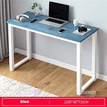 Load image into Gallery viewer, B2783 80/100/120/140cm Modern Manmade Board Steel Frame Office Computer Table Household Economical Large Desktop Study Desk

