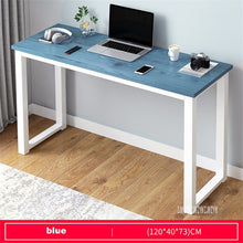 Load image into Gallery viewer, B2783 80/100/120/140cm Modern Manmade Board Steel Frame Office Computer Table Household Economical Large Desktop Study Desk
