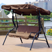 Load image into Gallery viewer, Courtyard Garden Swing Hammock 3-Seat Cover Waterproof Outdoor Garden Courtyard Protection Swing Seat Cover Accessories
