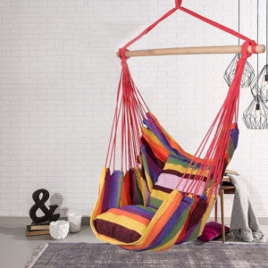 Outdoor leisure swing chair indoor rocking chair hammock  Swing Chair Seat Travel Camping Hammock Garden Hang Chair Swinging