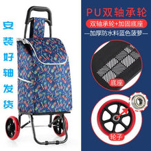 Load image into Gallery viewer, Trolley cart elderly Stairs shopping cart on Wheels Woman shopping basket large Household shopping bags Trolley Trailer foldable
