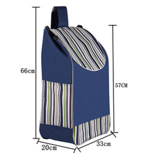 Load image into Gallery viewer, Trolley cart elderly Stairs shopping cart on Wheels Woman shopping basket large Household shopping bags Trolley Trailer foldable
