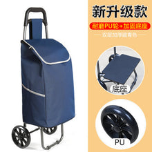 Load image into Gallery viewer, Trolley cart elderly Stairs shopping cart on Wheels Woman shopping basket large Household shopping bags Trolley Trailer foldable
