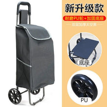 Load image into Gallery viewer, Trolley cart elderly Stairs shopping cart on Wheels Woman shopping basket large Household shopping bags Trolley Trailer foldable
