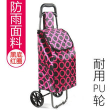 Load image into Gallery viewer, Trolley cart elderly Stairs shopping cart on Wheels Woman shopping basket large Household shopping bags Trolley Trailer foldable
