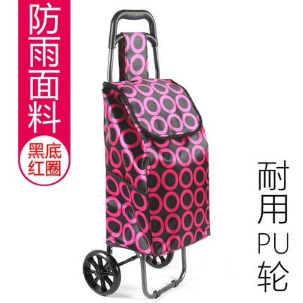 Trolley cart elderly Stairs shopping cart on Wheels Woman shopping basket large Household shopping bags Trolley Trailer foldable