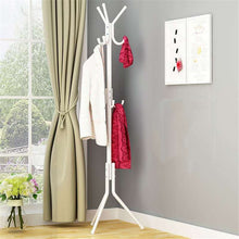 Load image into Gallery viewer, 9 Hook Clothes Stand Hat Coat Rack Metal Coat Handbag Scarf Clothes Hanger Saving Space Portable Hanger Tree
